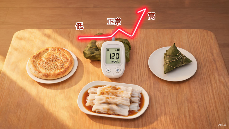 各地小吃“升糖”排行榜,糯米做的粽子居然不是最高的……